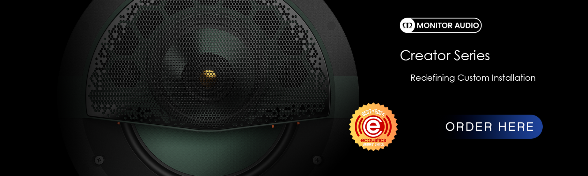 Creator Series CL3-A Speaker. Close up of IDC.